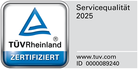 Autohaus Konrad ist von TÜV Rheinland zertifiziert Bild mit Zertifikat von TÜV-Rheinland